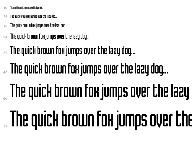 Tomorrow Wind font waterfall